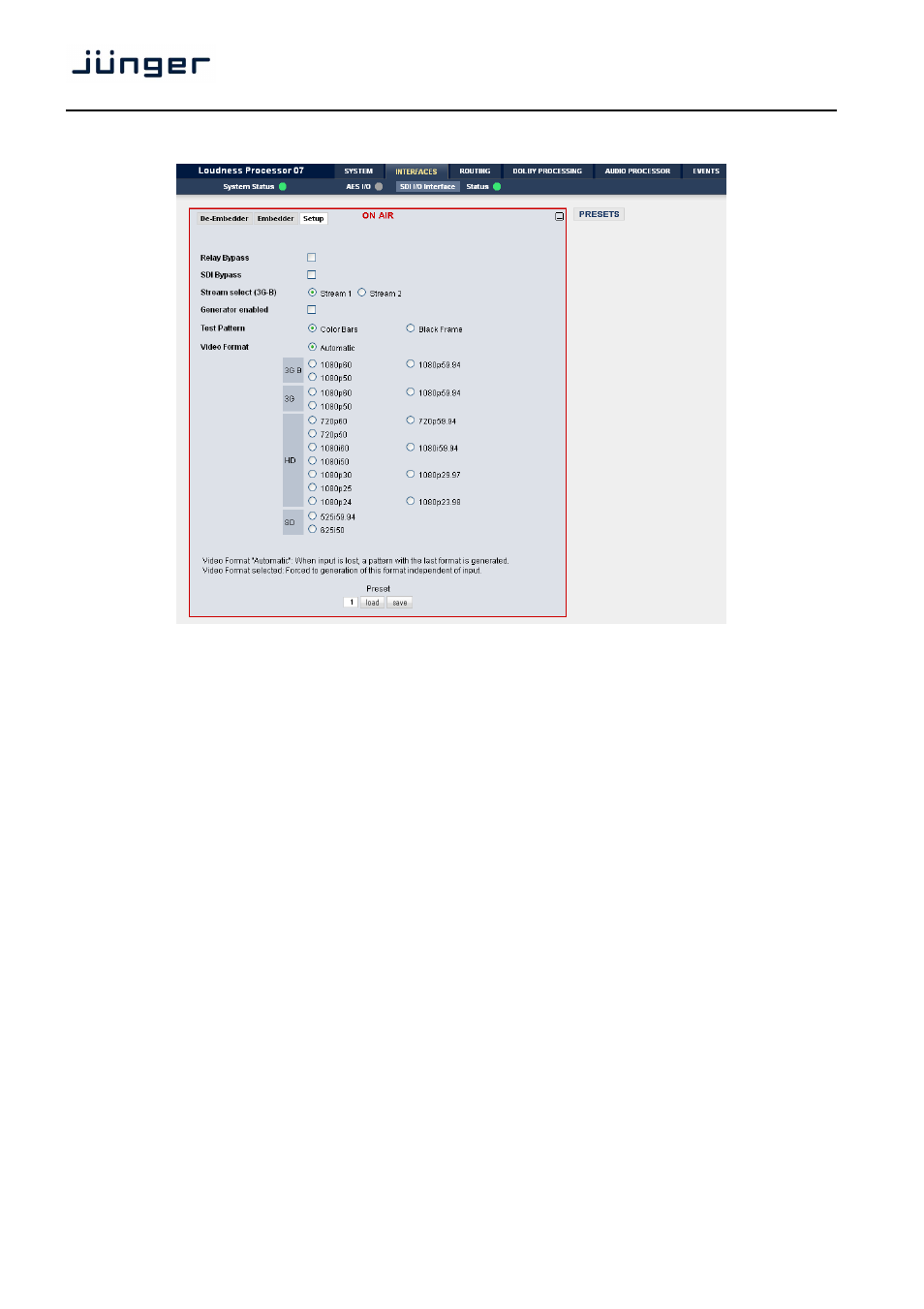 T*ap | Junger Audio T*AP Television Audio Processor Edition User Manual | Page 30 / 68