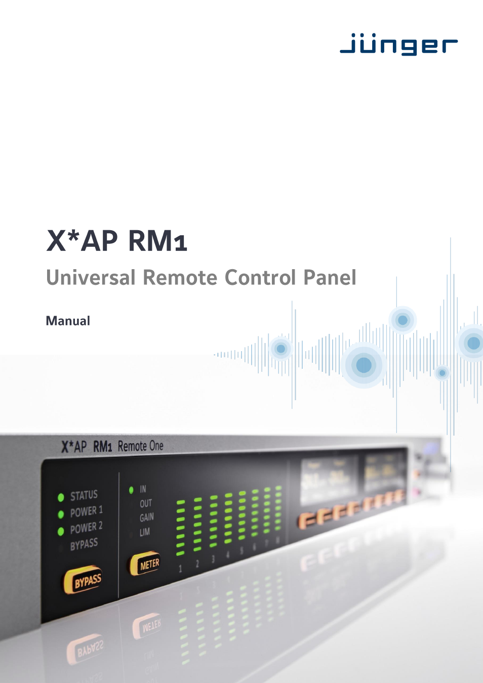 Junger Audio X*AP RM1 User Manual | 16 pages