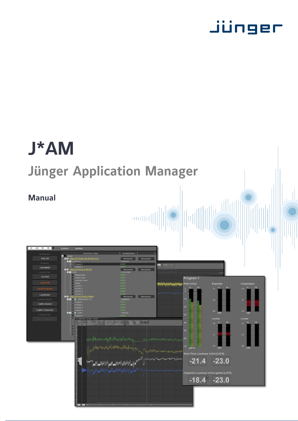 Junger Audio J*AM Application Manager User Manual | 26 pages