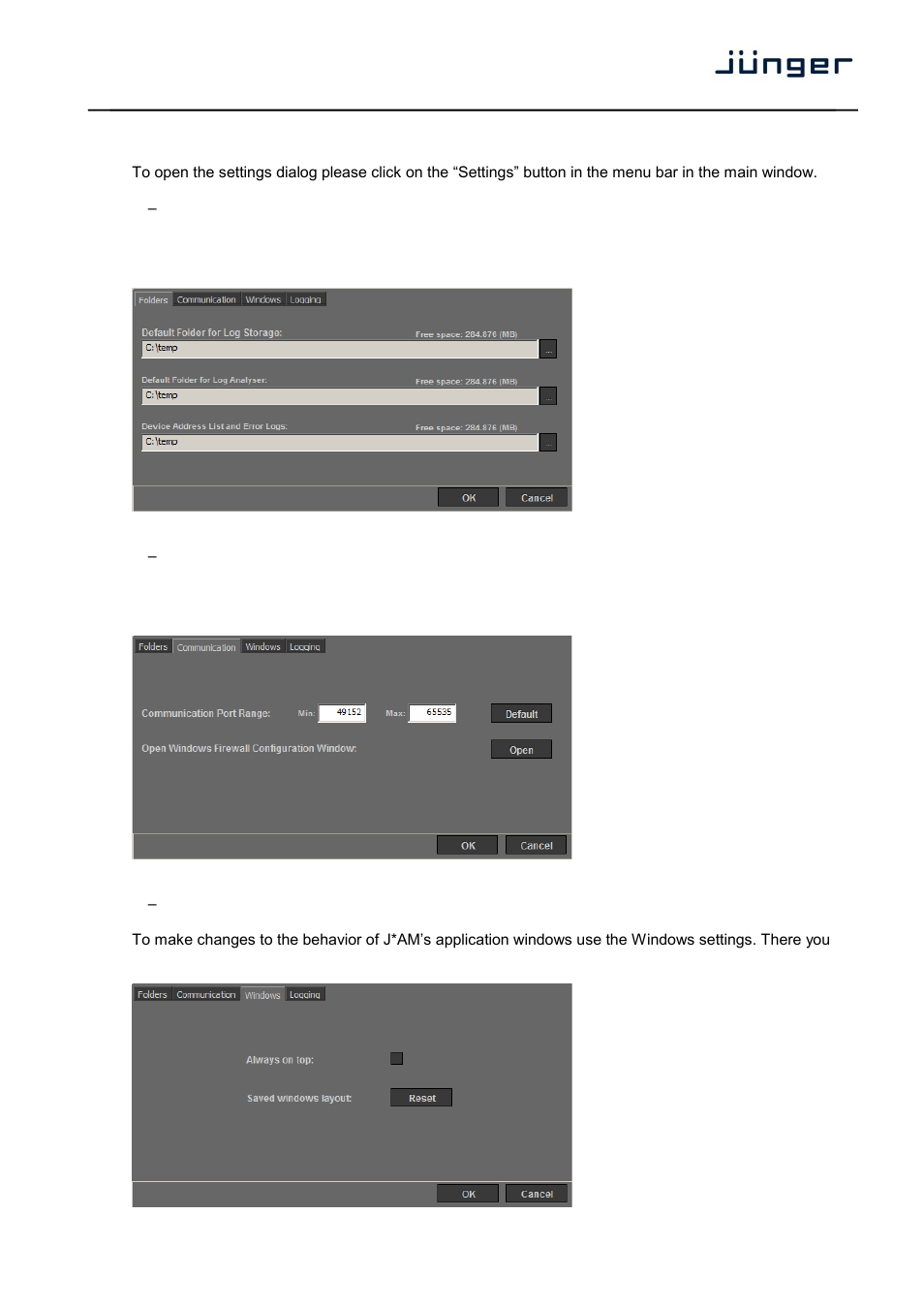 J*am | Junger Audio J*AM Application Manager User Manual | Page 16 / 26