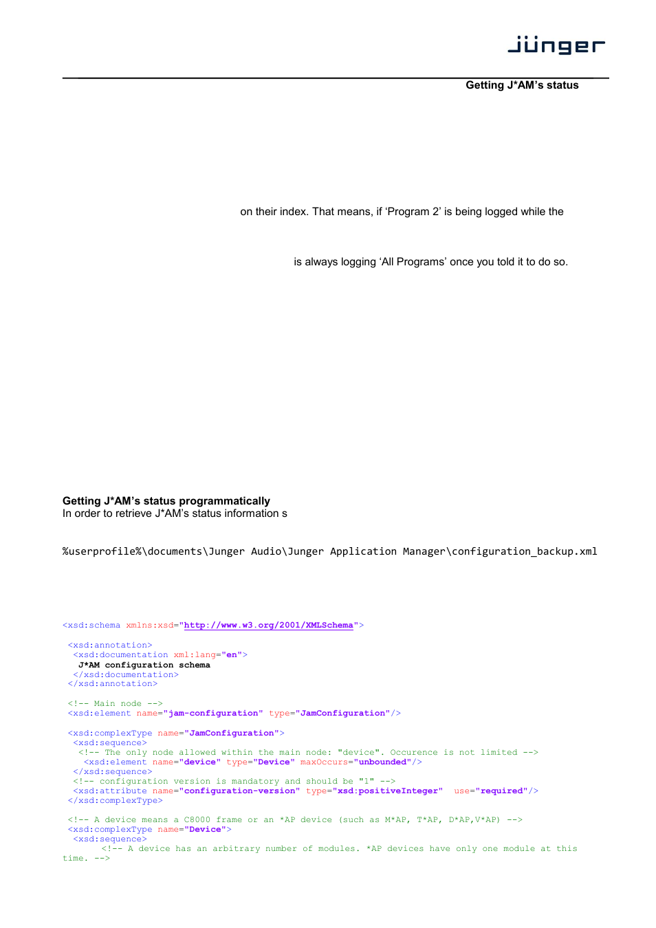 J*am | Junger Audio J*AM Application Manager User Manual | Page 18 / 26