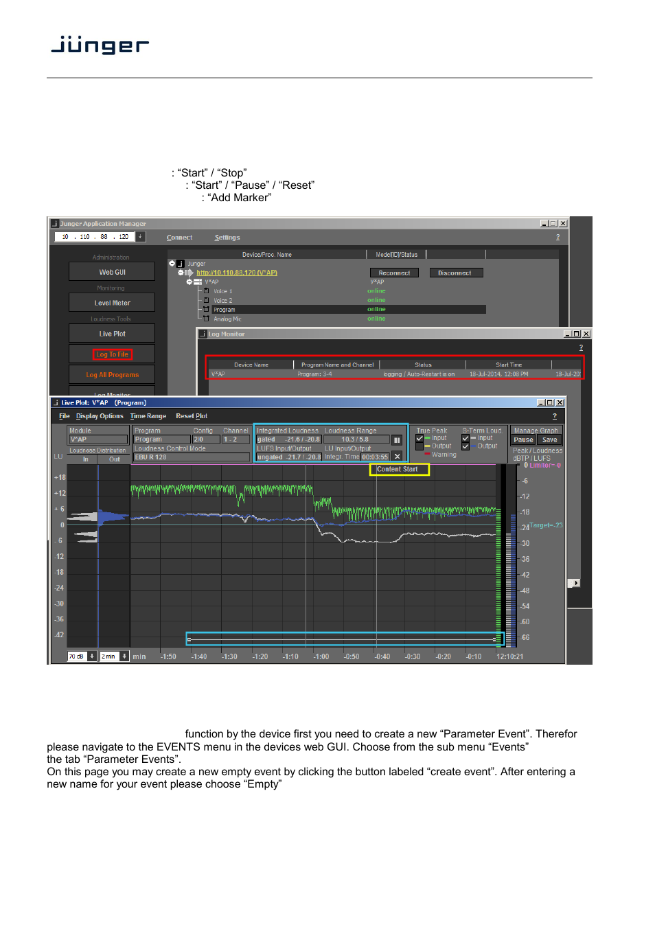 J*am | Junger Audio J*AM Application Manager User Manual | Page 21 / 26