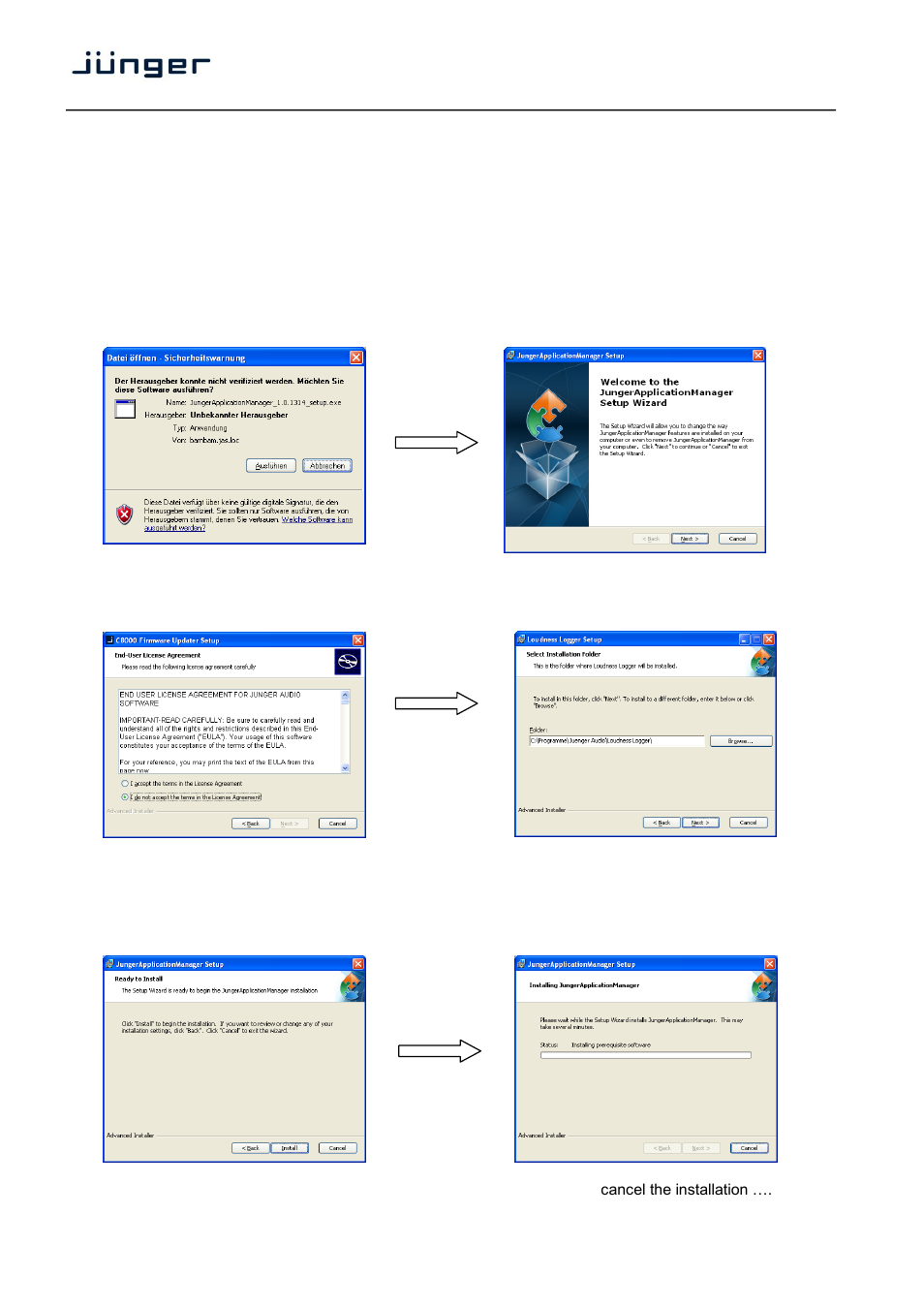 J*am | Junger Audio J*AM Application Manager User Manual | Page 3 / 26