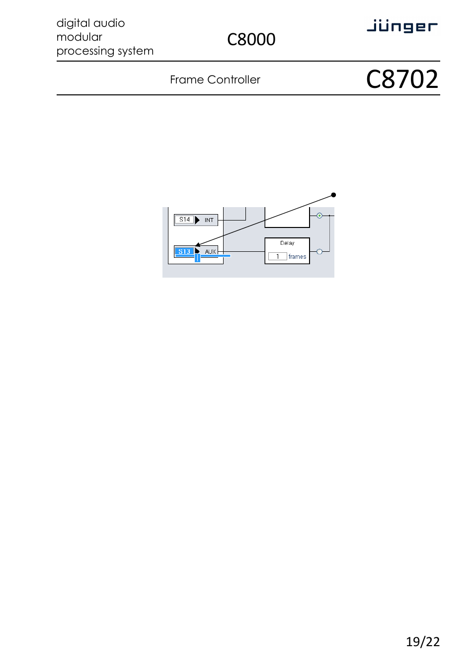 C8702, C8000 | Junger Audio C8702 Controller C8000 User Manual | Page 19 / 22