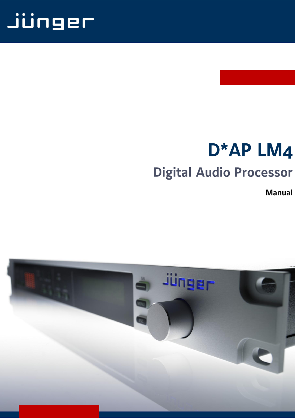 Junger Audio D*AP LM2 / D*AP LM4 - Digital Audio Processor User Manual | 56 pages