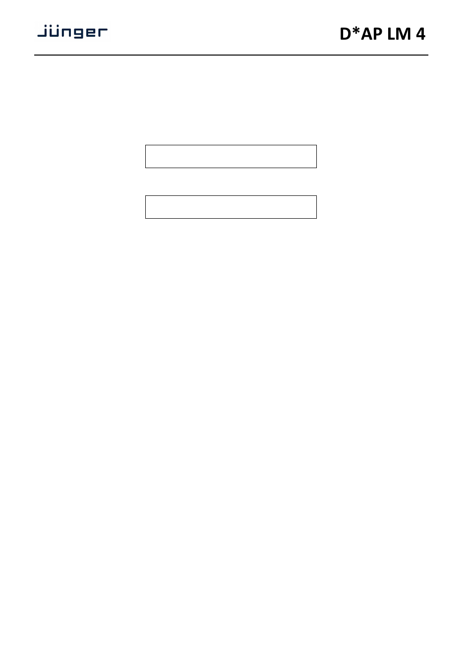 D*ap lm 4 | Junger Audio D*AP LM2 / D*AP LM4 - Digital Audio Processor User Manual | Page 10 / 56