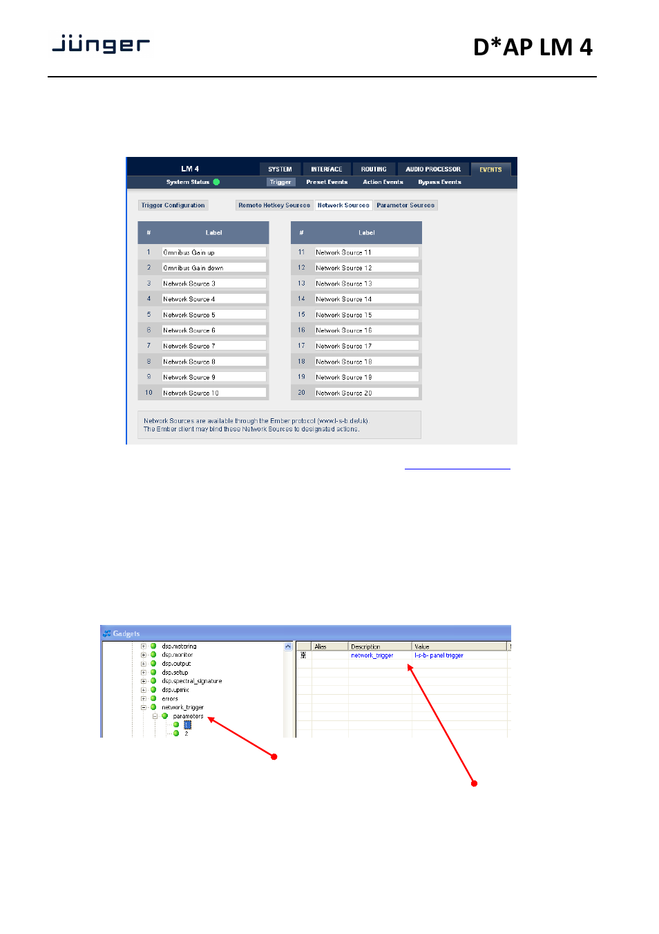 D*ap lm 4 | Junger Audio D*AP LM2 / D*AP LM4 - Digital Audio Processor User Manual | Page 40 / 56
