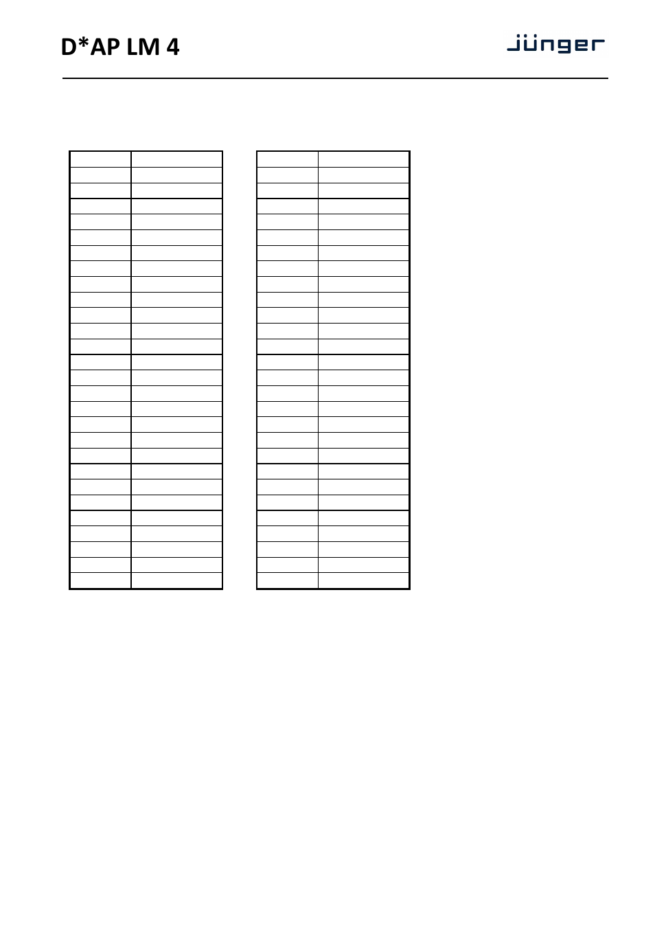 D*ap lm 4 | Junger Audio D*AP LM2 / D*AP LM4 - Digital Audio Processor User Manual | Page 49 / 56