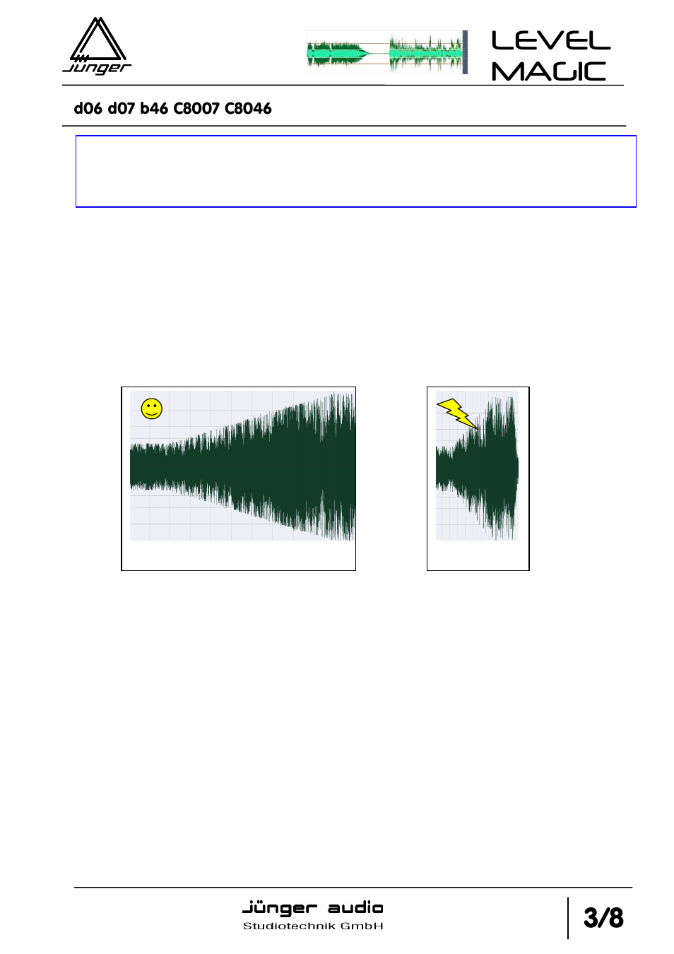 Level magic | Junger Audio d07 - Digital Transmission Processor User Manual | Page 49 / 68