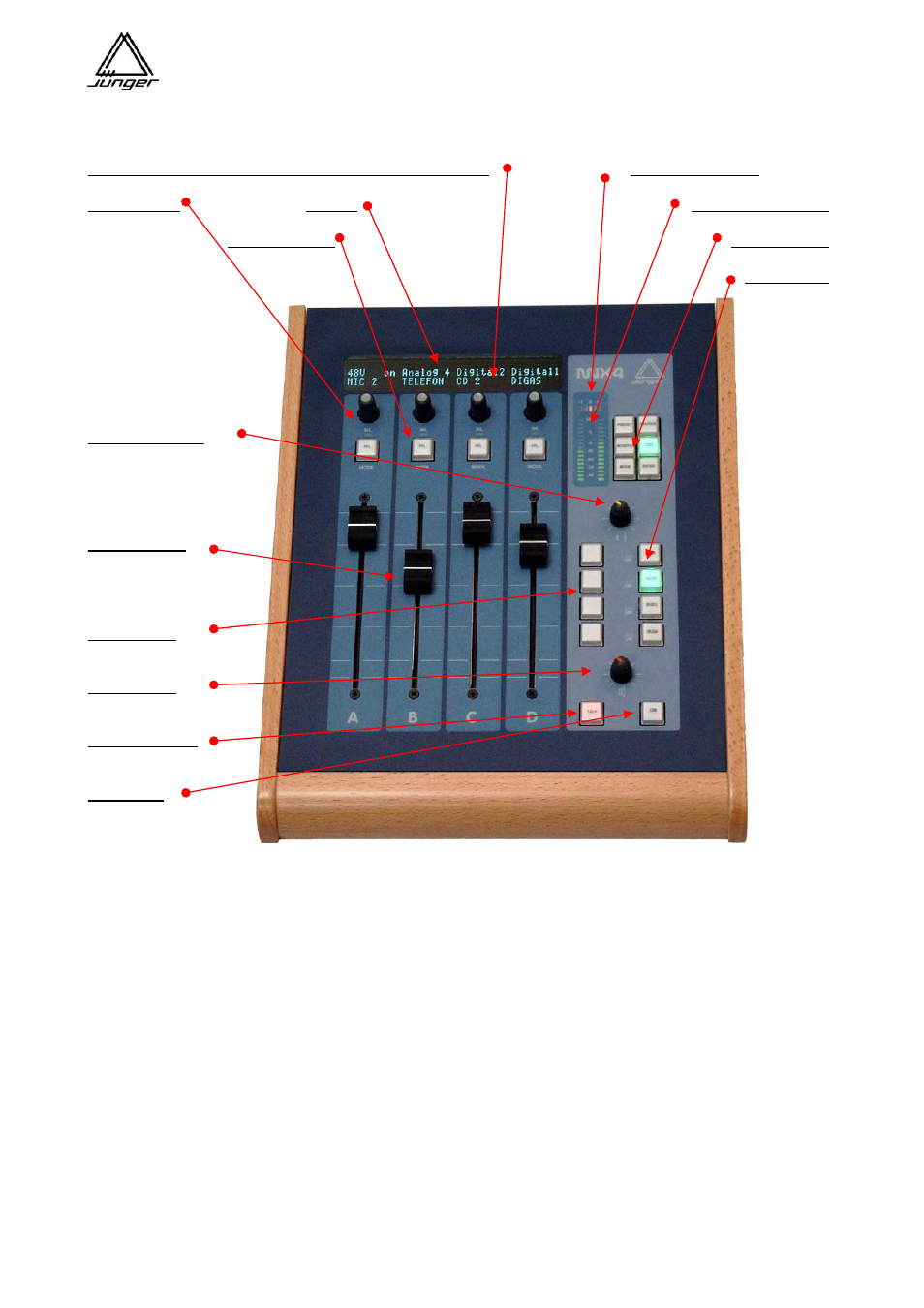 Junger Audio MIX4 Small Desktop Mixer User Manual | Page 10 / 72