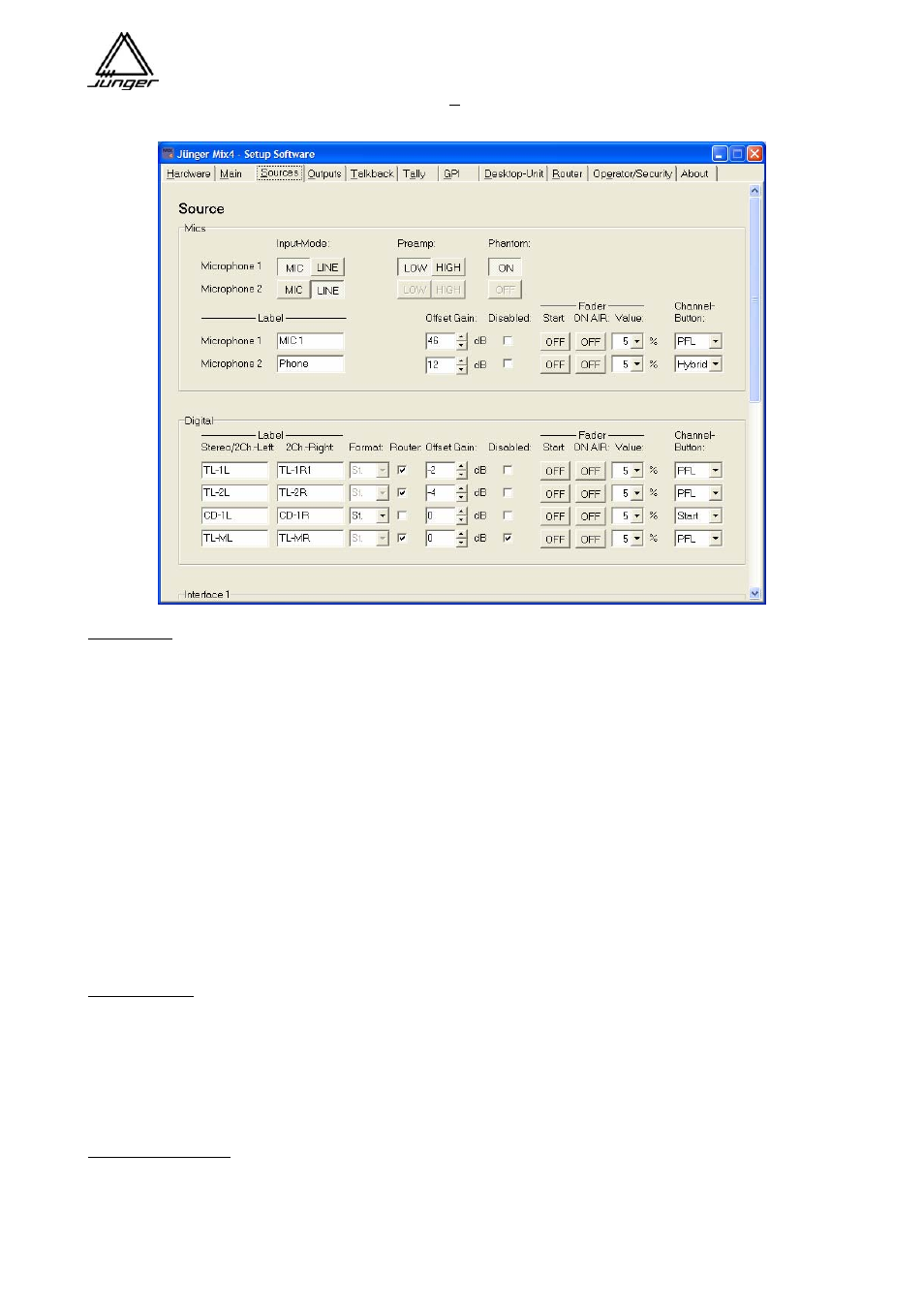 Junger Audio MIX4 Small Desktop Mixer User Manual | Page 30 / 72