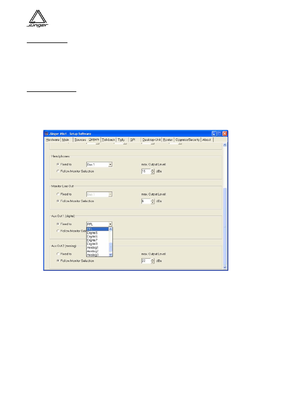 Junger Audio MIX4 Small Desktop Mixer User Manual | Page 32 / 72