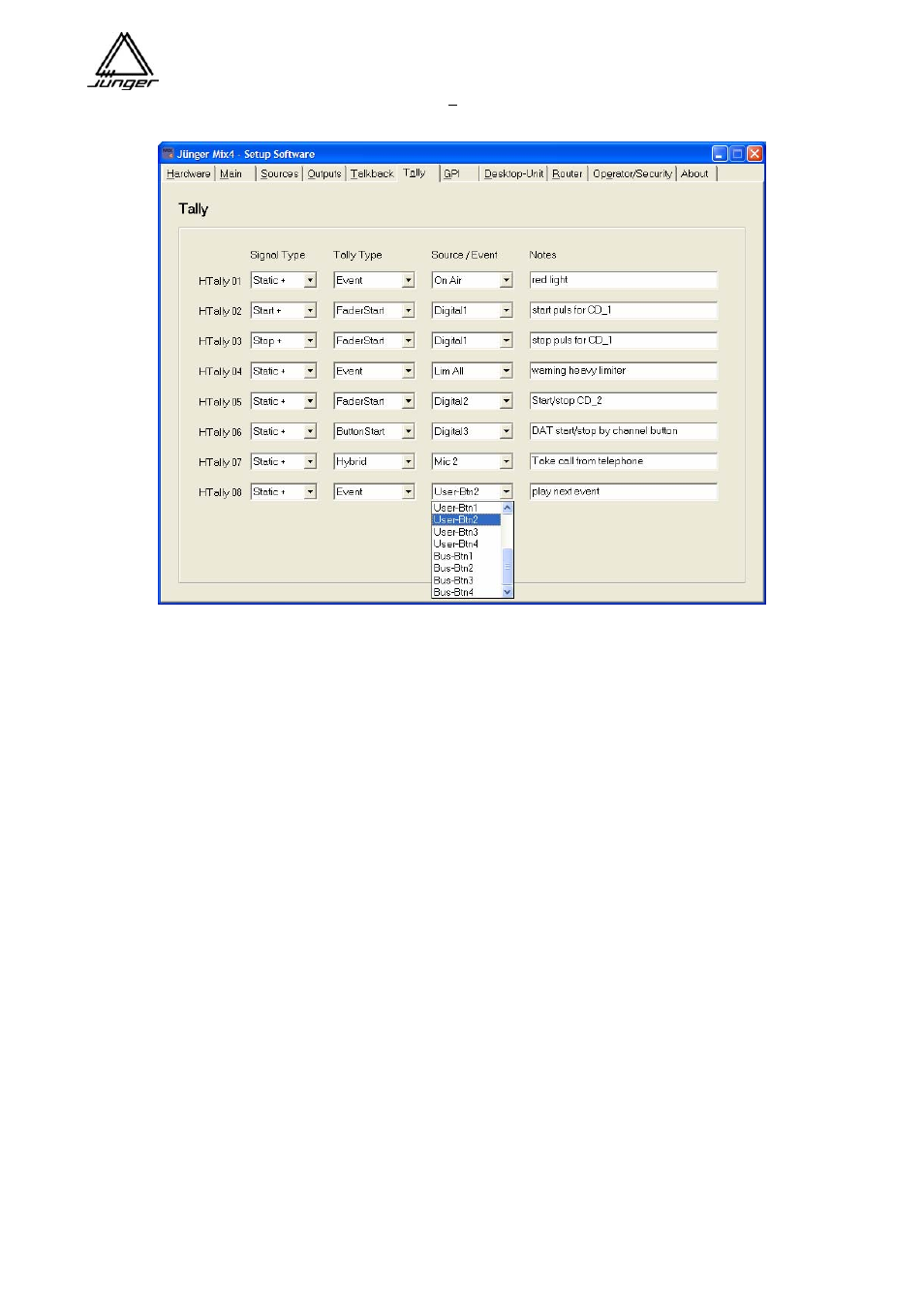 Junger Audio MIX4 Small Desktop Mixer User Manual | Page 34 / 72