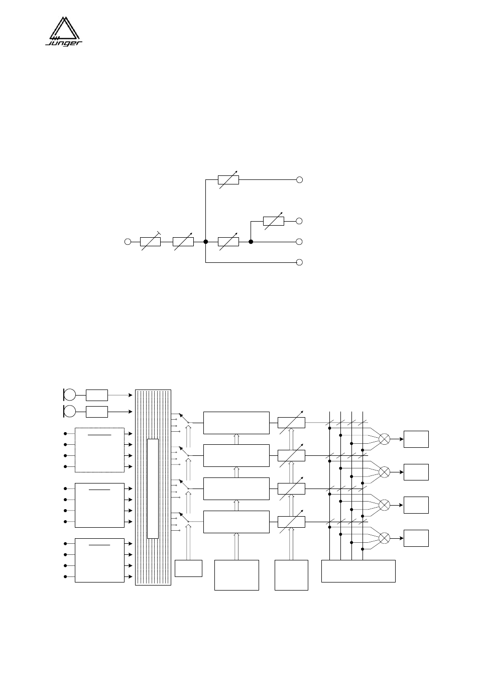 Level control simple diagram | Junger Audio MIX4 Small Desktop Mixer User Manual | Page 6 / 72