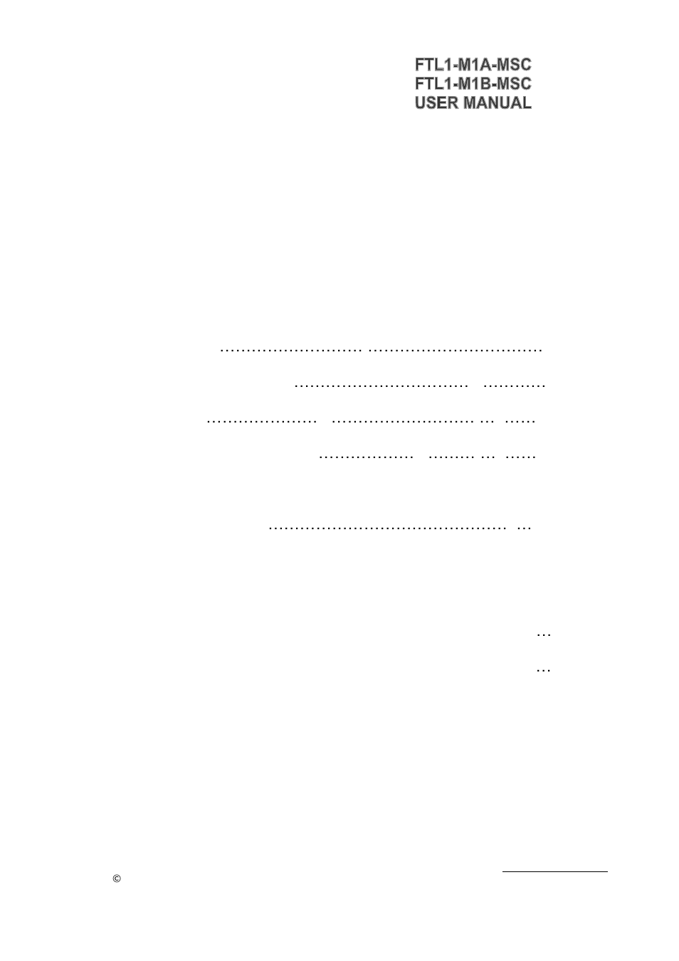 KBC Networks FTL1-M1A-B-MSC User Manual | Page 2 / 10