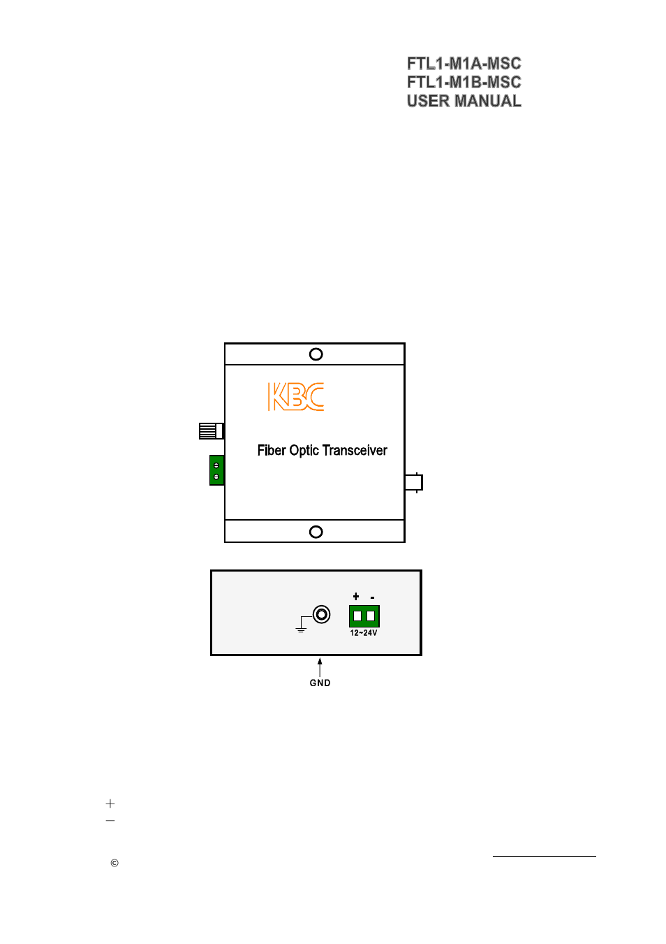 2 installation | KBC Networks FTL1-M1A-B-MSC User Manual | Page 6 / 10