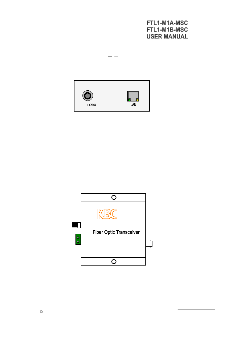 KBC Networks FTL1-M1A-B-MSC User Manual | Page 7 / 10