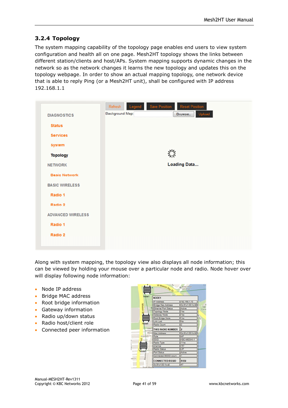 KBC Networks Mesh2HT User Manual | Page 41 / 59