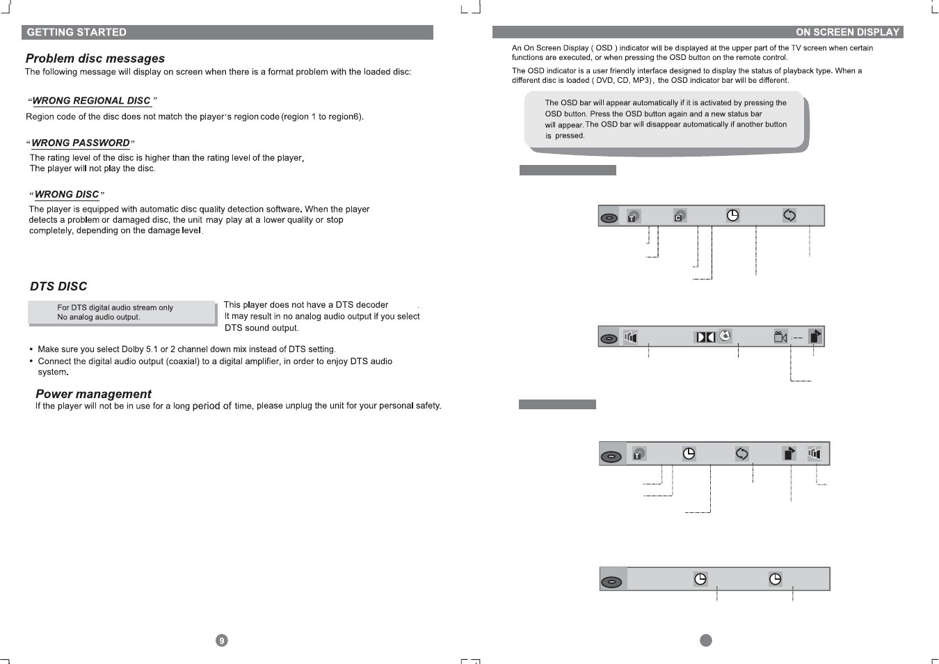 COBY electronic DVD-209 User Manual | Page 8 / 13