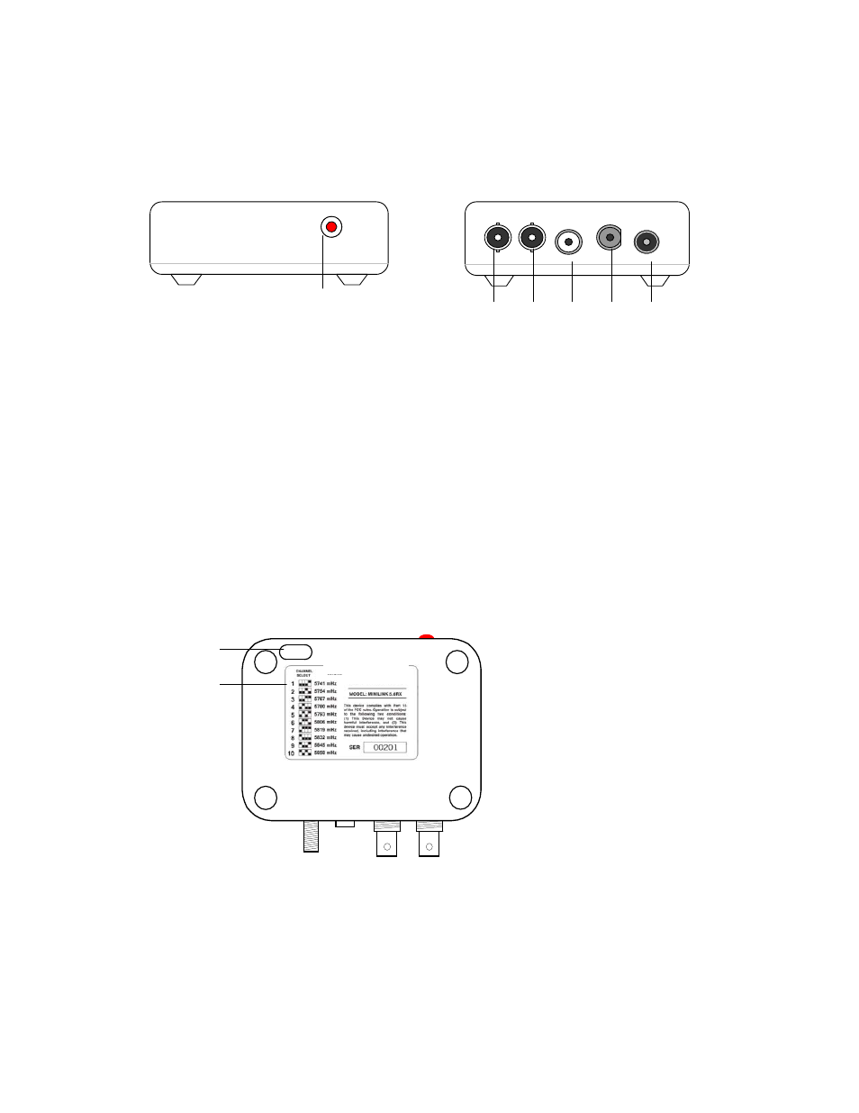 Escriptions and, Pecifications, Minilink | 8 receiver description | KBC Networks MiniLink User Manual | Page 6 / 15