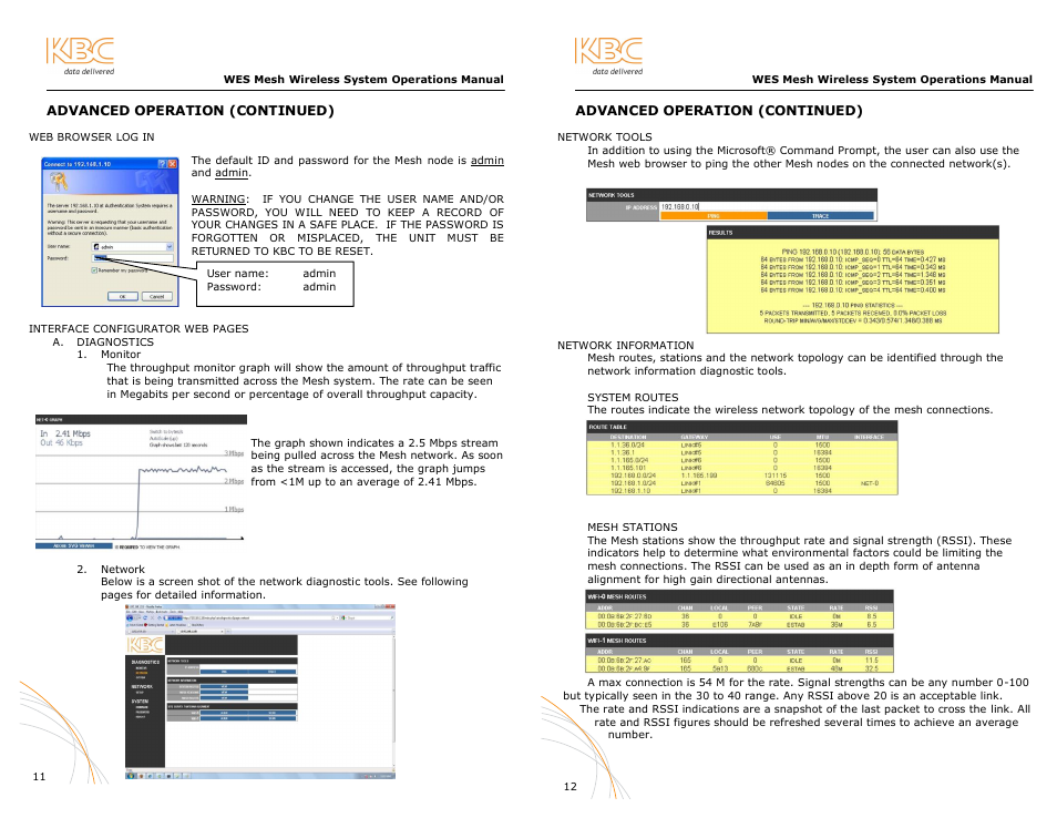 KBC Networks WES User Manual | Page 10 / 19