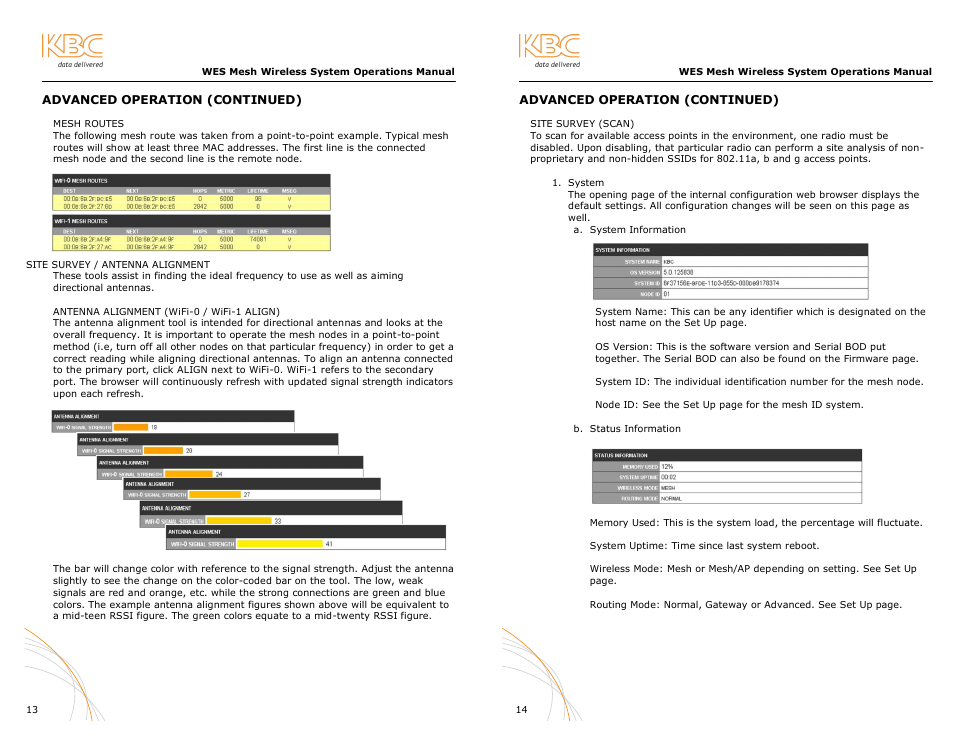 KBC Networks WES User Manual | Page 11 / 19