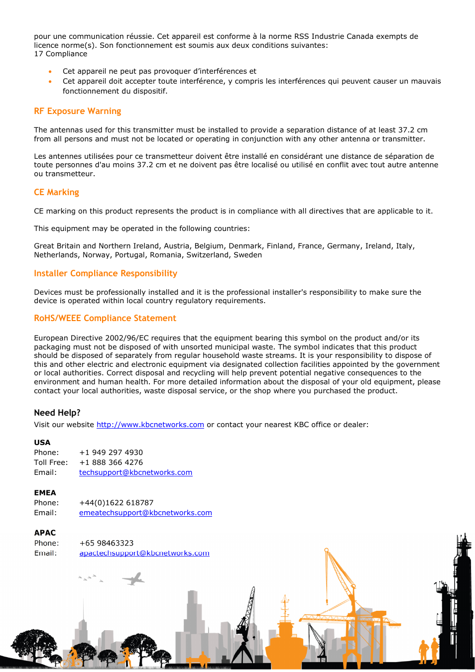KBC Networks WESII 11/17dBi Point-to-Point Host User Manual | Page 5 / 5