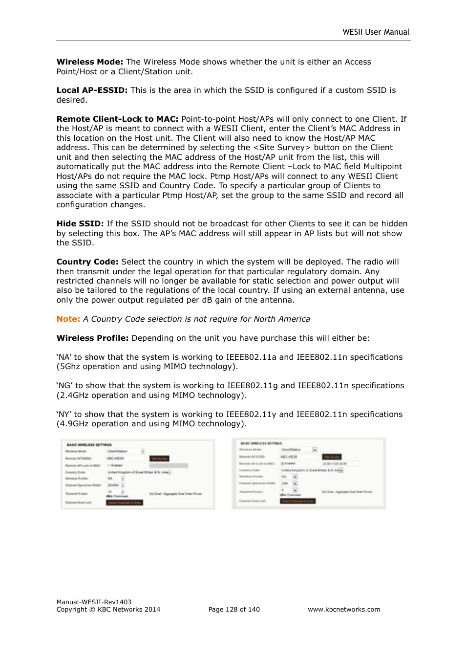 KBC Networks WESII User Manual | Page 129 / 141