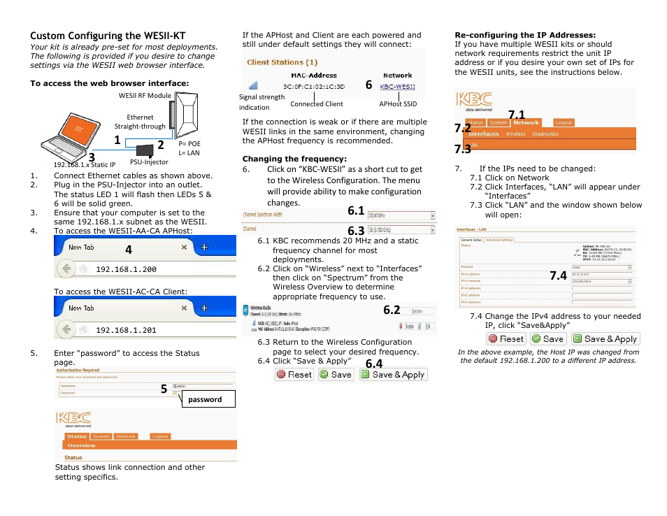 KBC Networks WESIIKT V221 17dBi to 17dBi Kit User Manual | Page 2 / 4