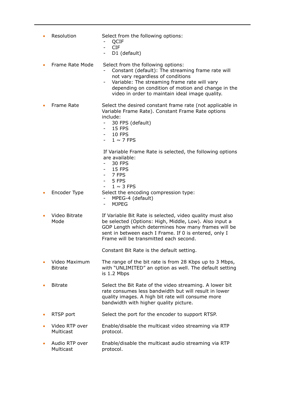 KBC Networks MPEG4 Encoder User Manual | Page 20 / 33