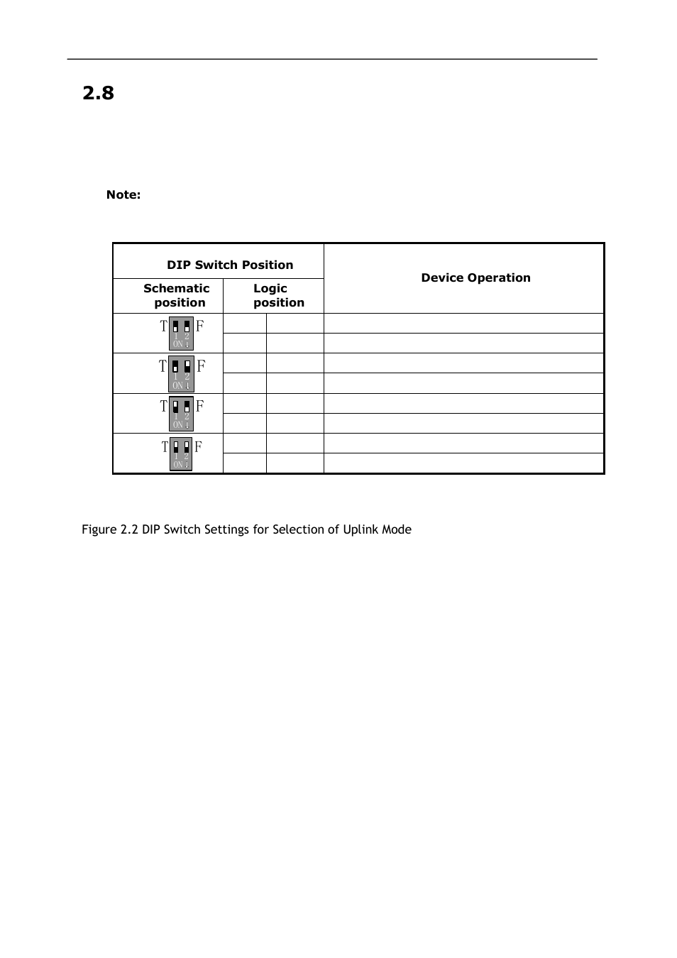 8 dip switch setting | KBC Networks ESML6-FL2 User Manual | Page 10 / 20