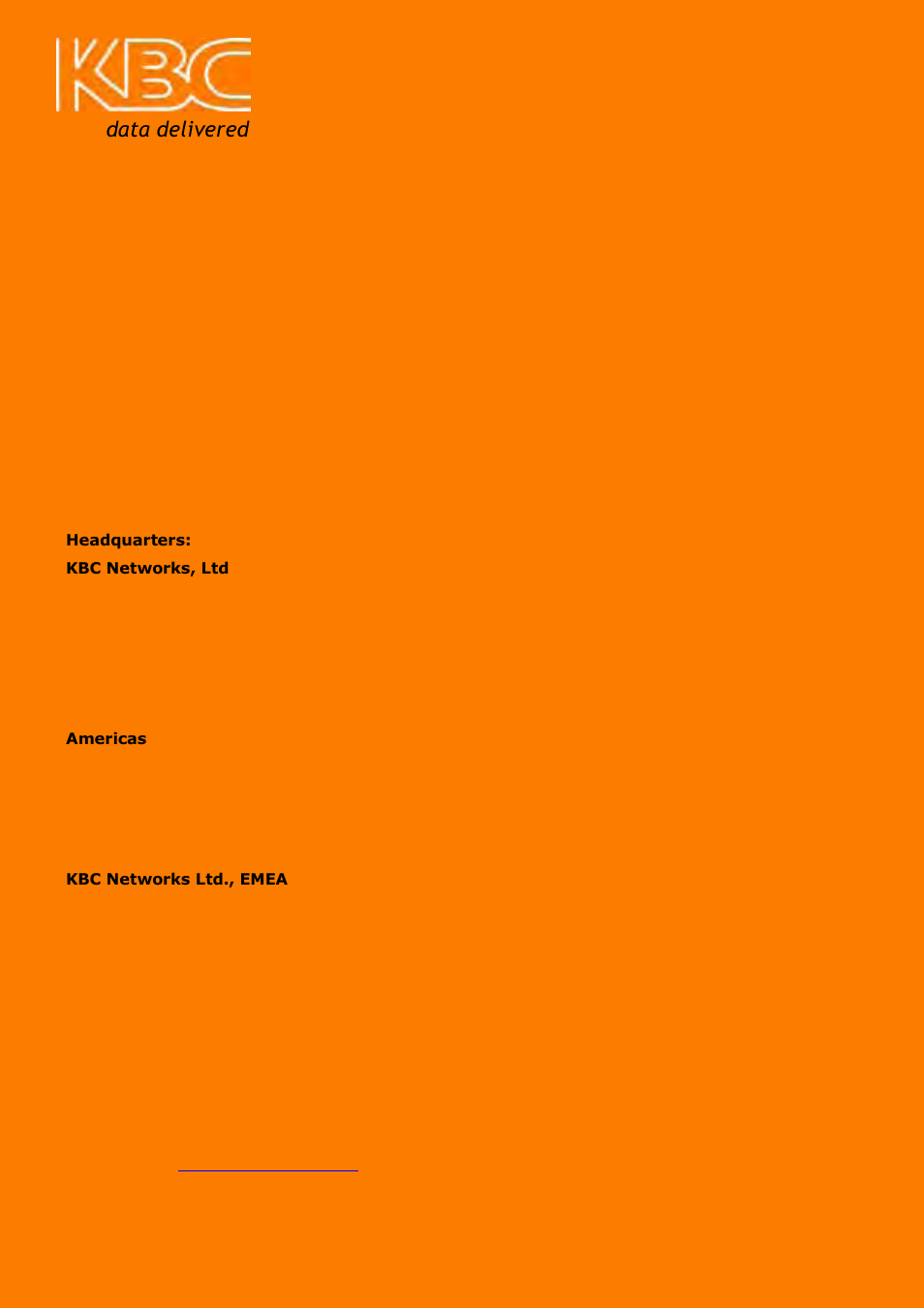 Data delivered | KBC Networks ESML6-FL2 User Manual | Page 20 / 20