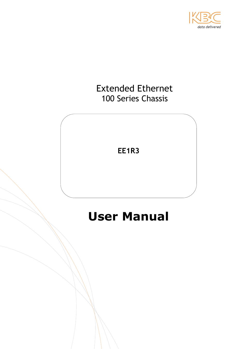 KBC Networks EE1R3 User Manual | 12 pages