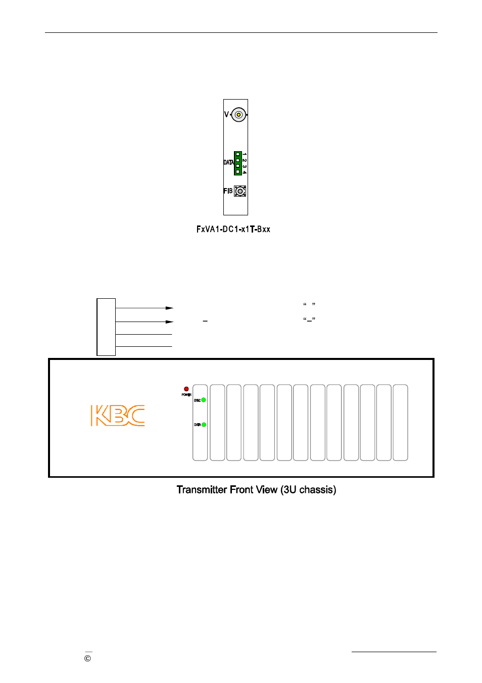 KBC Networks 3U Chassis Transceiver User Manual | Page 10 / 40