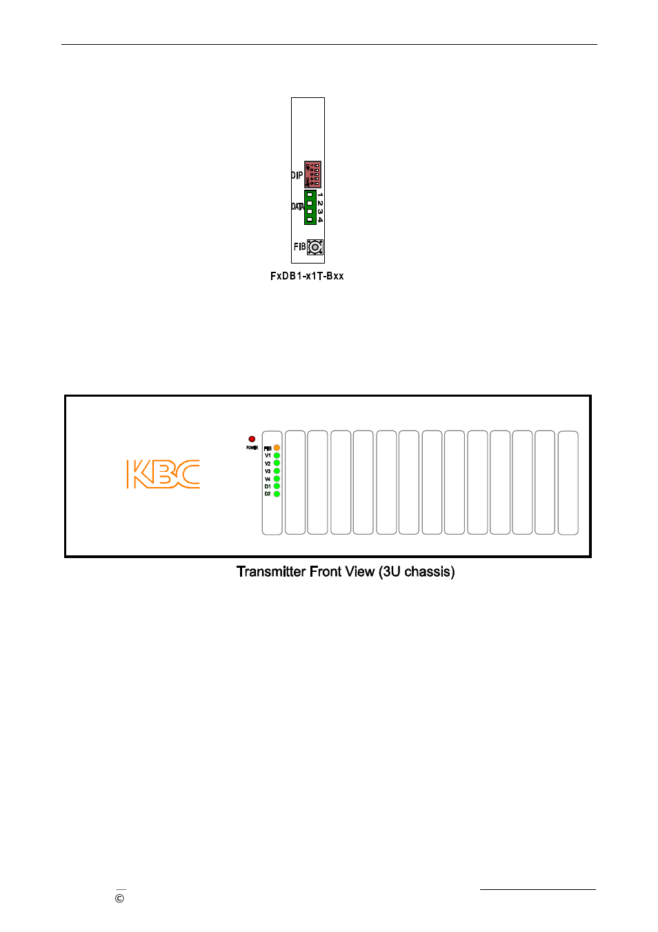 7 bi-directional data transmitter | KBC Networks 3U Chassis Transceiver User Manual | Page 18 / 40