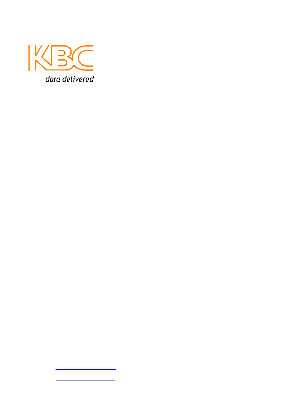 KBC Networks 3U Chassis Transceiver User Manual | Page 40 / 40