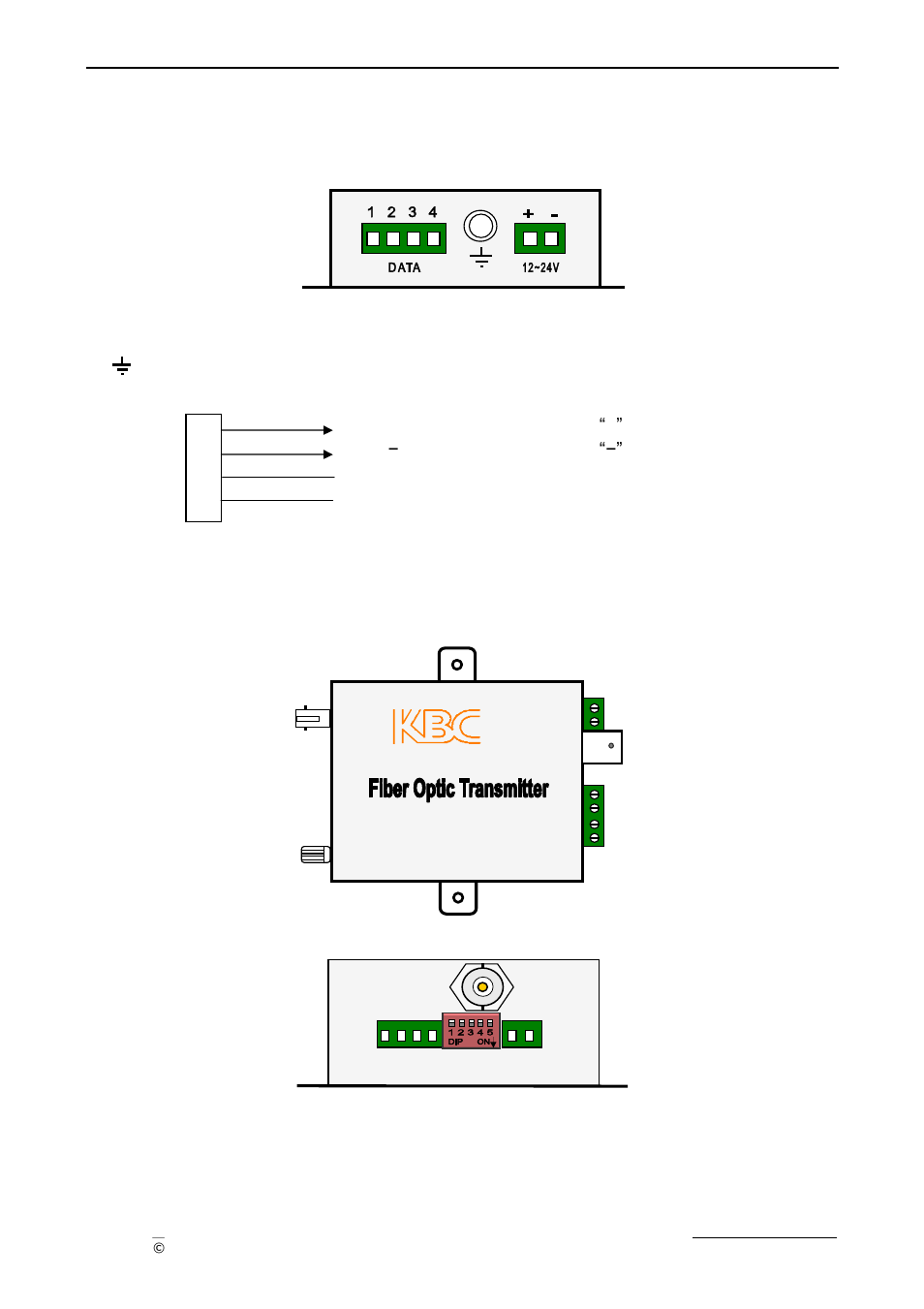 3 video transmitter with bi-directional data | KBC Networks Compact Transceiver User Manual | Page 10 / 36