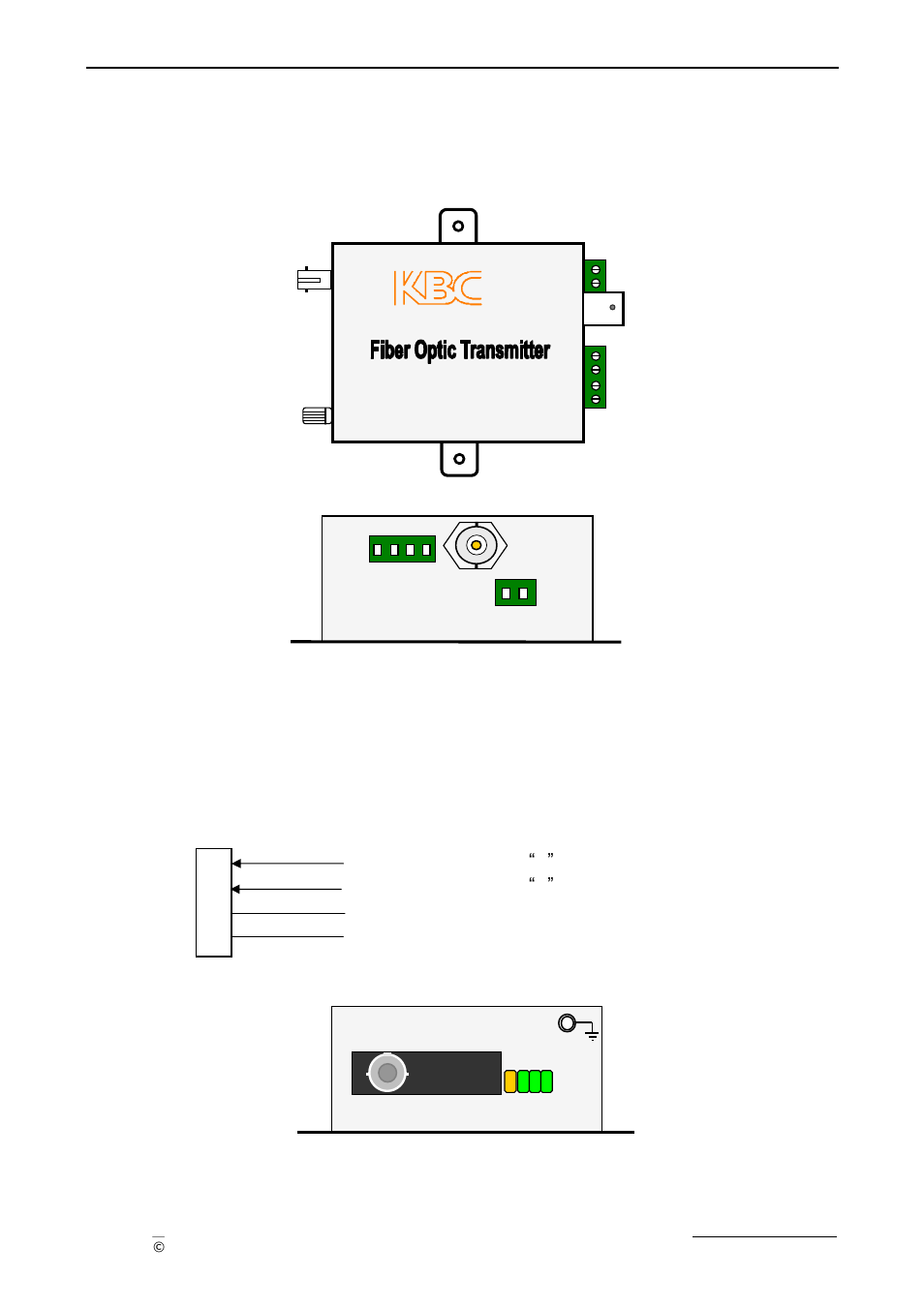 5 video transmitter with contact closure | KBC Networks Compact Transceiver User Manual | Page 13 / 36