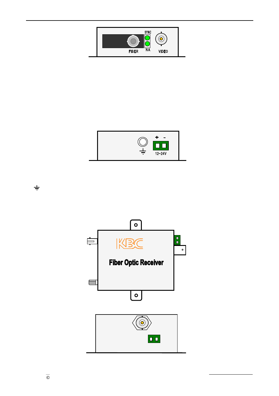 2 10 bit video receiver | KBC Networks Compact Transceiver User Manual | Page 18 / 36