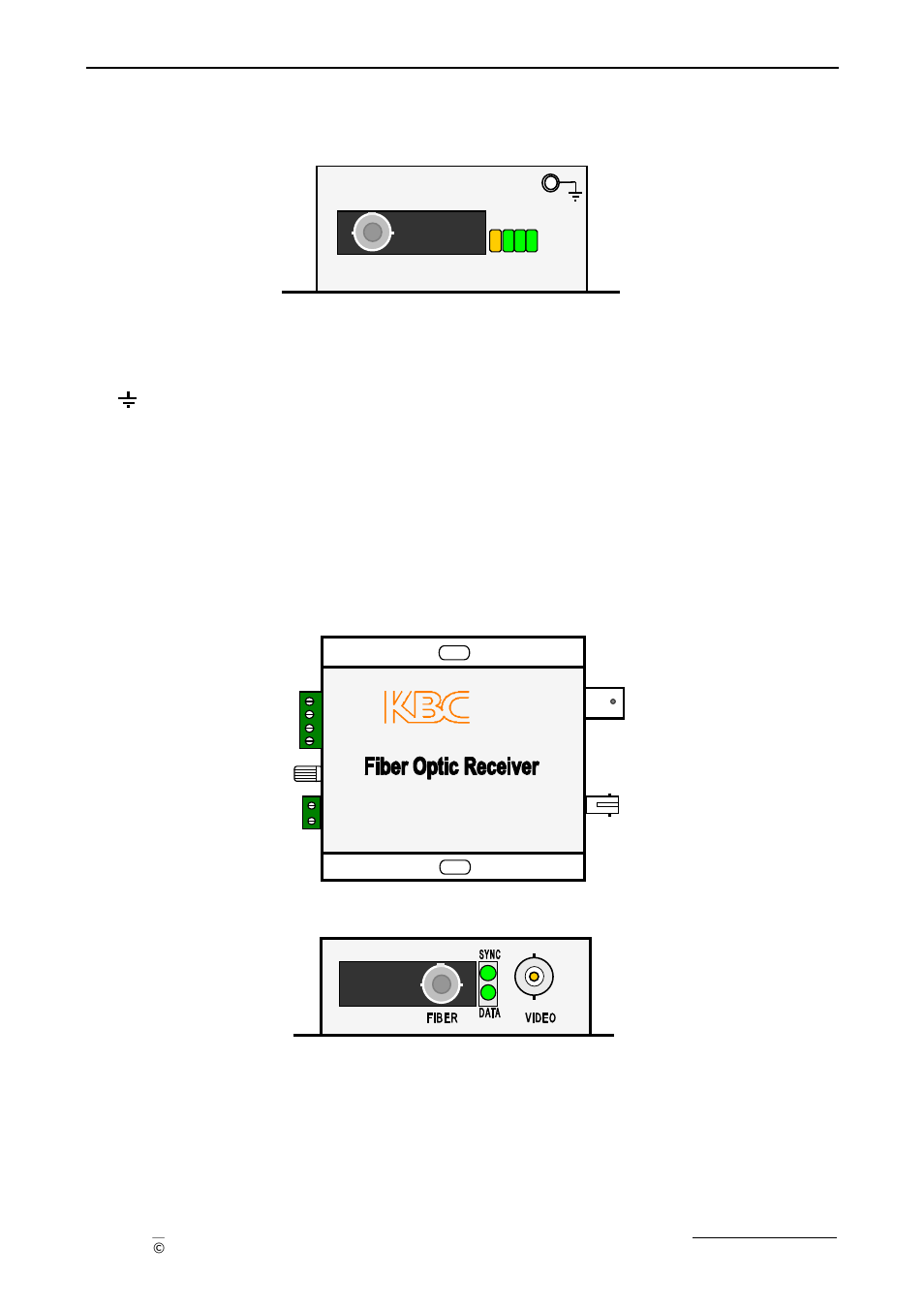 2 video receiver with return data | KBC Networks Compact Transceiver User Manual | Page 19 / 36