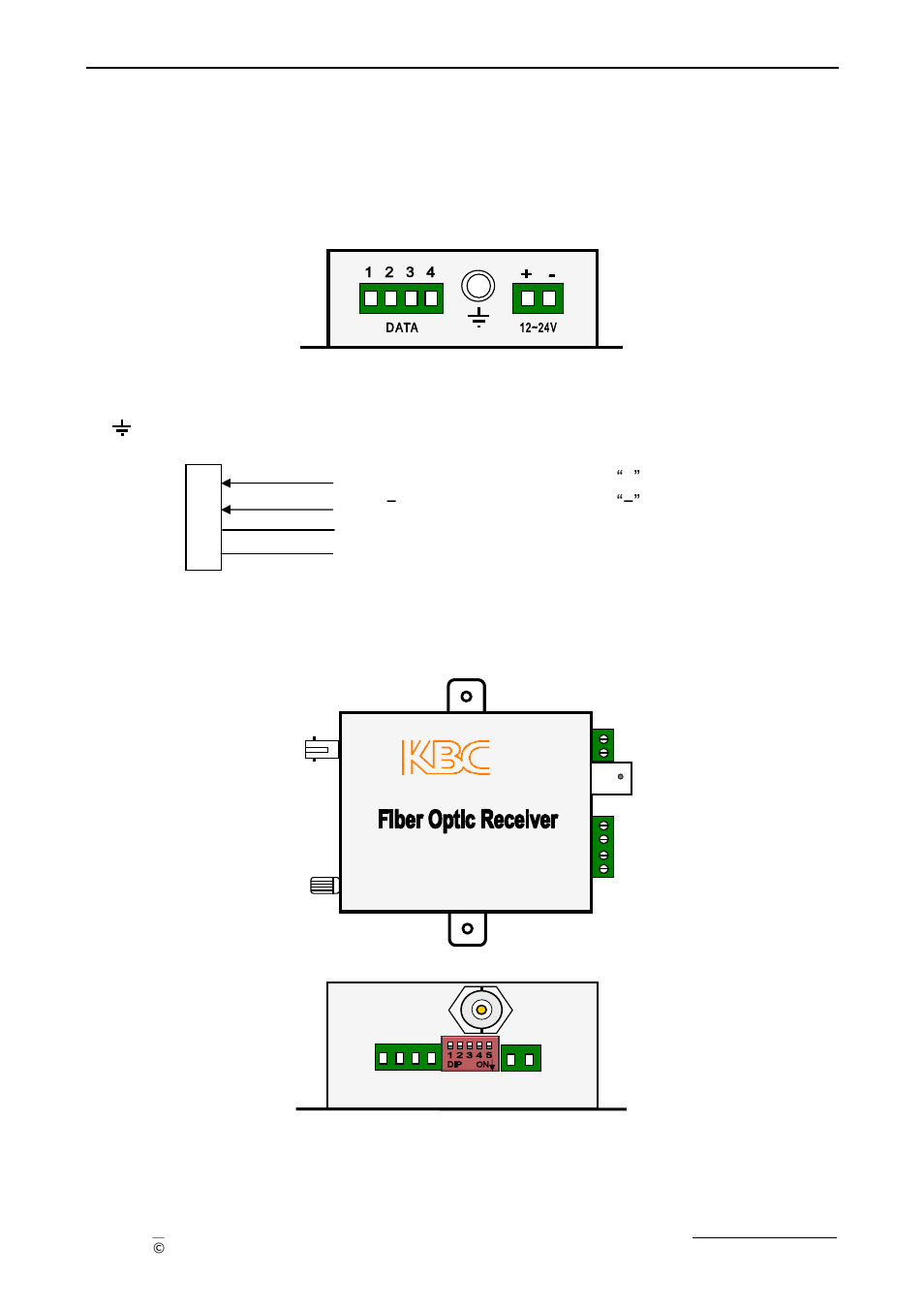 3 video receiver with bi-directional data | KBC Networks Compact Transceiver User Manual | Page 20 / 36