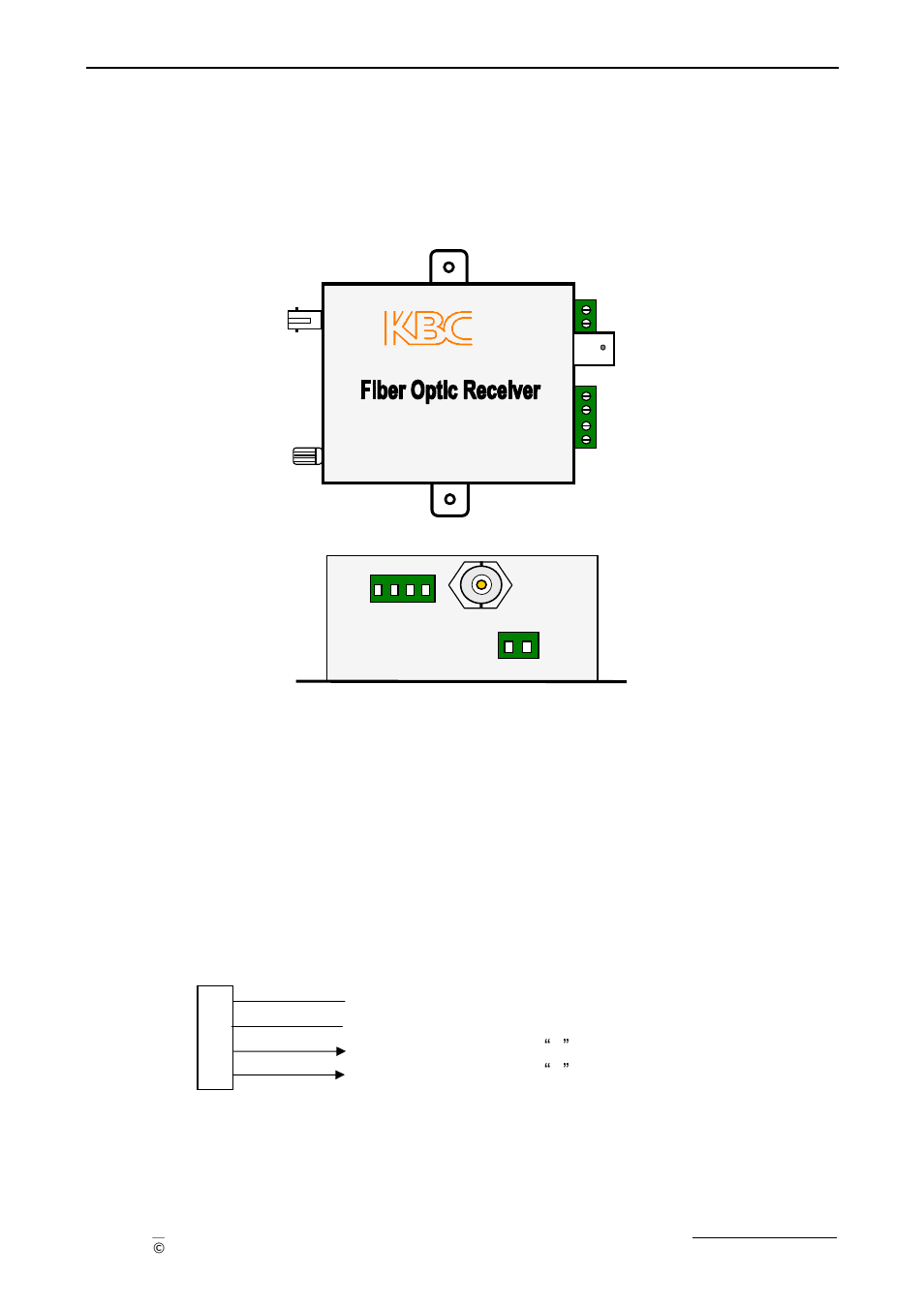 5 video receiver with contact closure | KBC Networks Compact Transceiver User Manual | Page 23 / 36