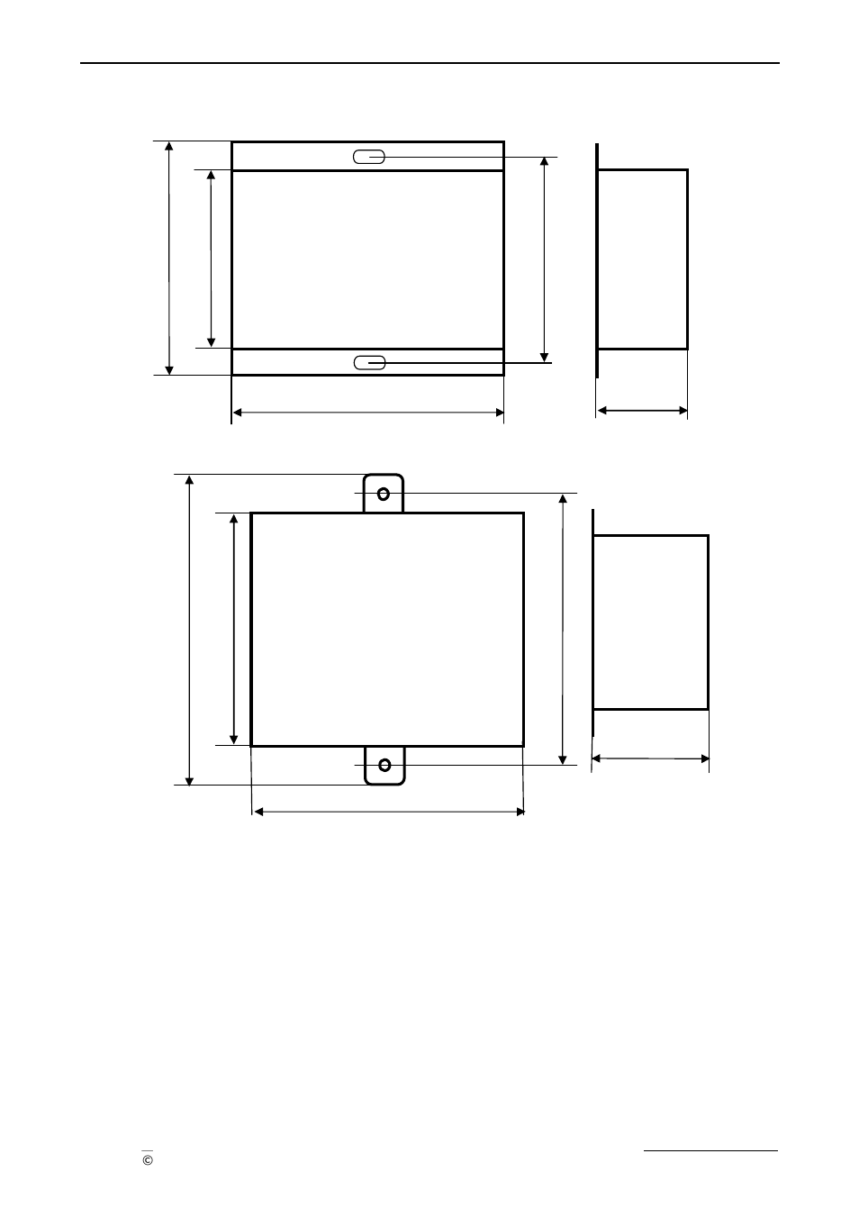 Dimensions (mm) | KBC Networks Compact Transceiver User Manual | Page 32 / 36