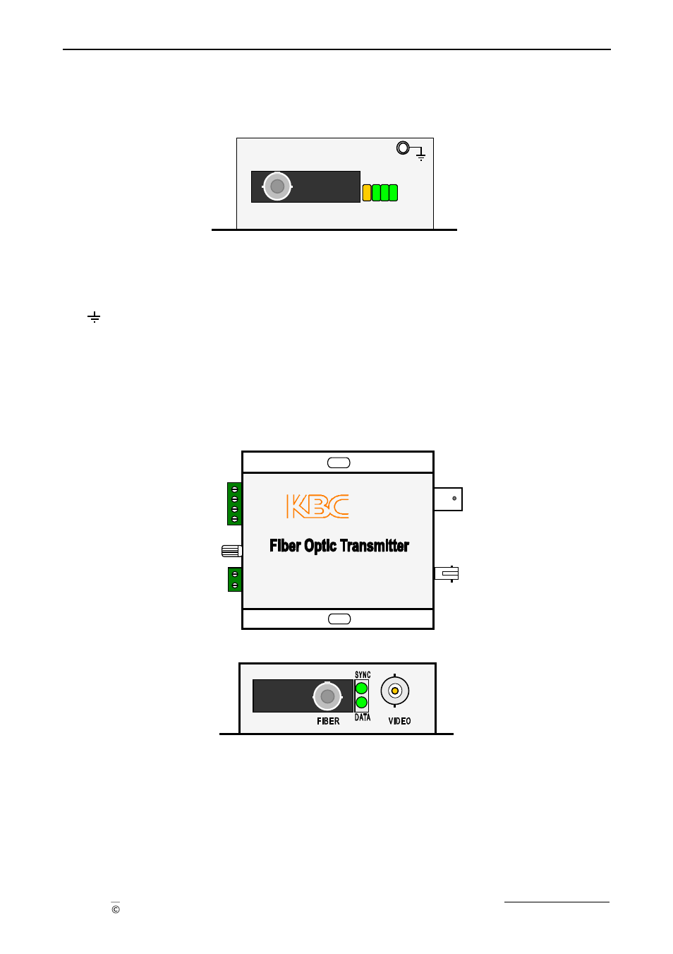 2 video transmitter with return data | KBC Networks Compact Transceiver User Manual | Page 9 / 36