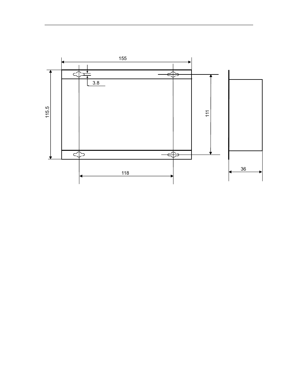 Dimensions | KBC Networks FCHA1-M1T-R-WSB User Manual | Page 10 / 13