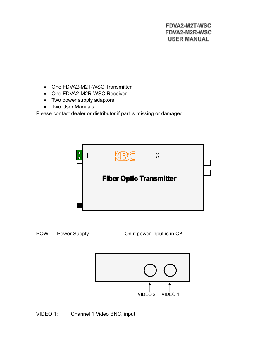 2 installation | KBC Networks FDVA2-M2T-R-WSC User Manual | Page 6 / 11