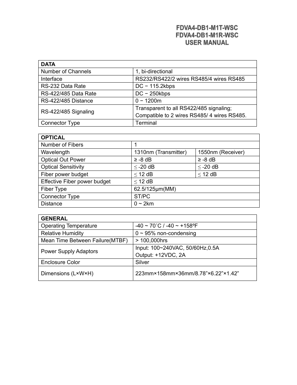 KBC Networks FDVA4-DB1-M1T-R-WSC User Manual | Page 4 / 14