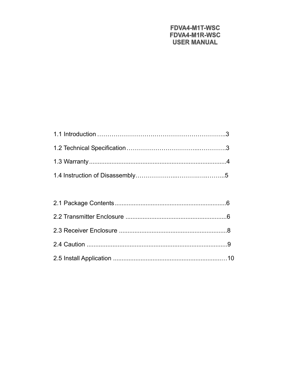 KBC Networks FDVA4-M1T-R-WSC User Manual | Page 2 / 11