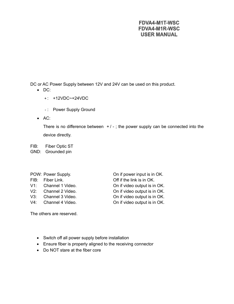 KBC Networks FDVA4-M1T-R-WSC User Manual | Page 9 / 11