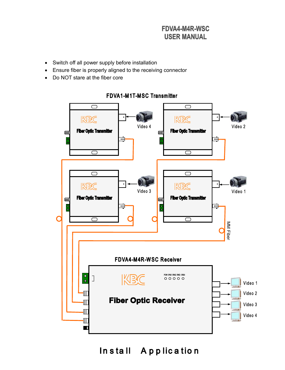 KBC Networks FDVA4-M4R-WSC User Manual | Page 8 / 9